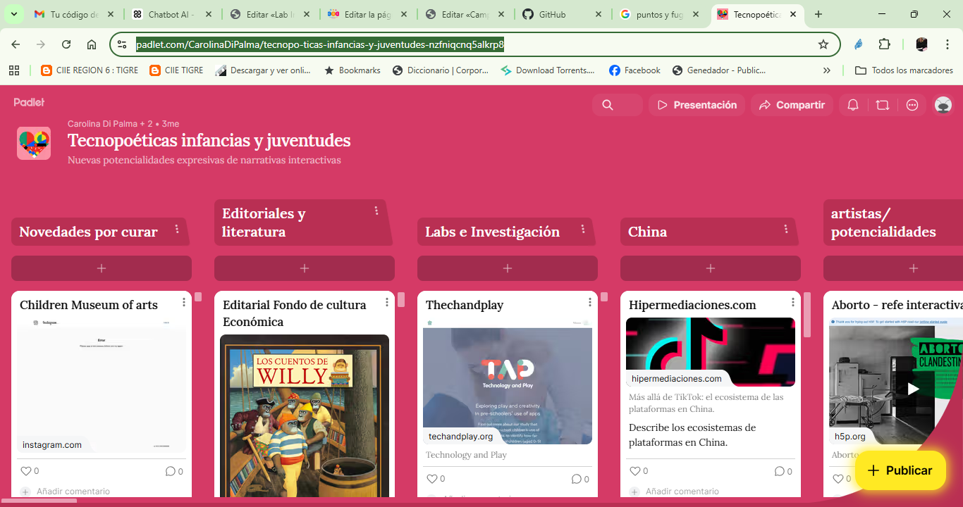 TECNOPOETICAS E INFANCIAS